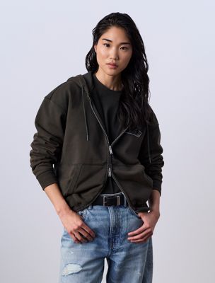 peat jung kook for calvin klein terry relaxed hoodie for men calvin klein