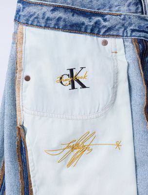 rebel jung kook for calvin klein 90s straight jeans for men 