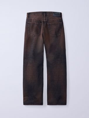 dusk jung kook for calvin klein high rise baggy jeans for men calvin klein