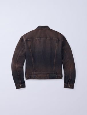 rebel jung kook for calvin klein 90s denim trucker jacket for men 