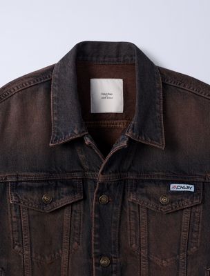 rebel jung kook for calvin klein 90s denim trucker jacket for men 
