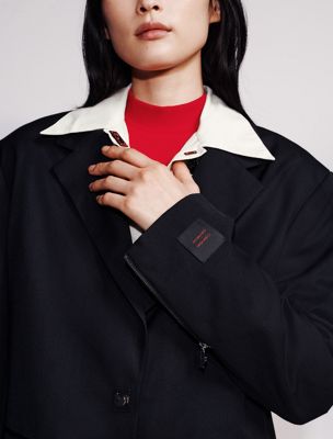 veste blazer relaxed cintrée multi pour femmes calvin klein