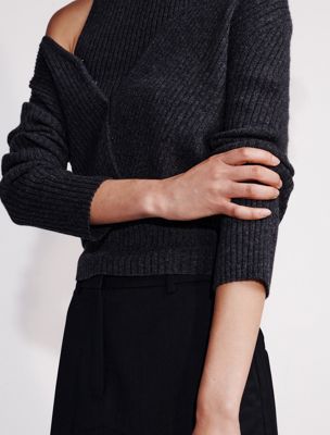 asphalt cashmere 2-in-1 cardigan set for women calvin klein