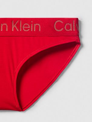 chinese red modern cotton bikini for women calvin klein