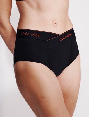 black modern cotton high waist bikini for women calvin klein