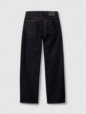 rinse 90s asymmetric jeans for women calvin klein