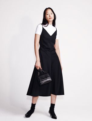 multi wool blend tailored dress for women calvin klein