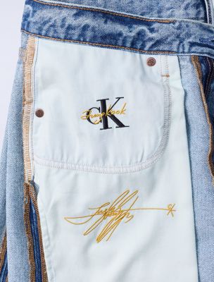 rebel jung kook for calvin klein 90s straight jeans for men 