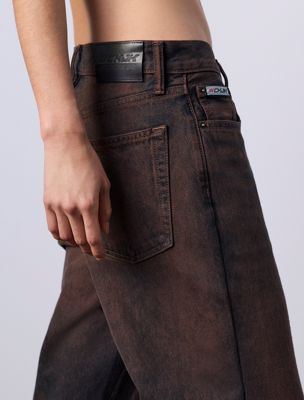 dusk jung kook for calvin klein low rise baggy jeans for women 
