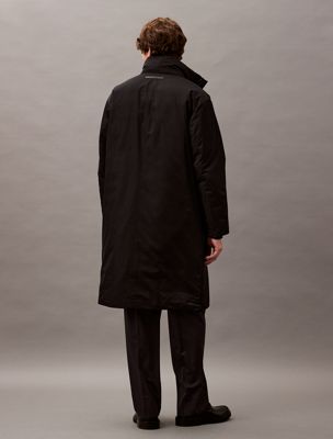parka matelassée en nylon black beauty pour hommes calvin klein