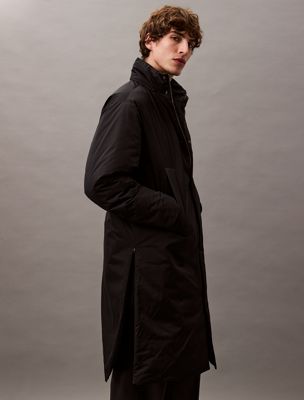parka matelassée en nylon black beauty pour hommes calvin klein