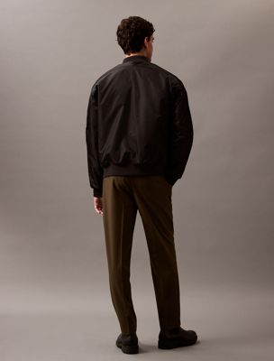 tarmac soft pleat tailored trousers for men calvin klein