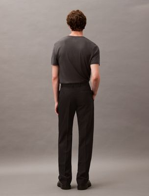 black beauty straight twill trouser for men calvin klein