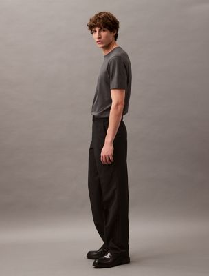 black beauty straight twill trouser for men calvin klein