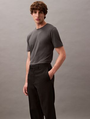 black beauty straight twill trouser for men calvin klein