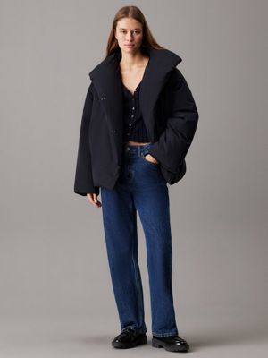 doudoune courte black beauty pour femmes calvin klein