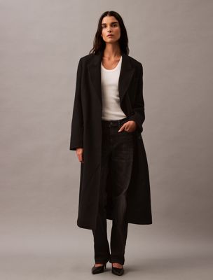 Calvin klein long blazer best sale