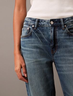 alloy indigo relaxed selvedge jeans for women calvin klein