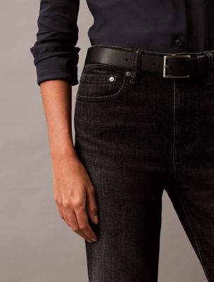 midnight stone loose fit kaschmir-denim-jeans für damen - calvin klein