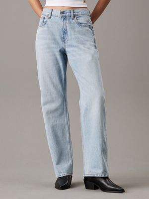 denim 90's straight jeans for women calvin klein jeans