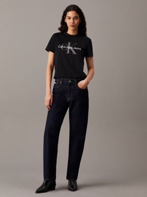 ck classic rinse 90's straight jeans for women calvin klein jeans