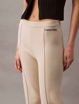 turtledove stretch viscose trousers for women calvin klein