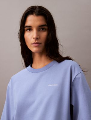 english manor relaxed back logo t-shirt for women calvin klein jeans