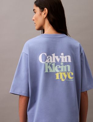 english manor relaxed back logo t-shirt for women calvin klein jeans