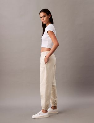 turtledove relaxed monogram joggers for women calvin klein jeans