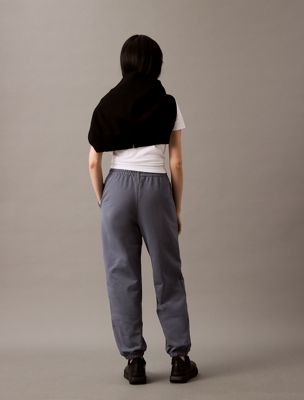 grisaille relaxed monogram joggers for women calvin klein jeans