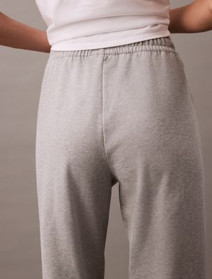 heroic grey heather relaxed monogram joggers for women calvin klein jeans