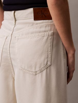 silver birch relaxed denim bermuda shorts for women calvin klein jeans