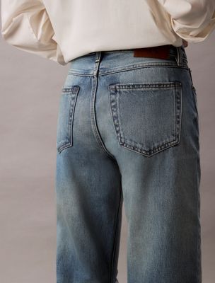 gold dust 90's straight jeans for women calvin klein jeans