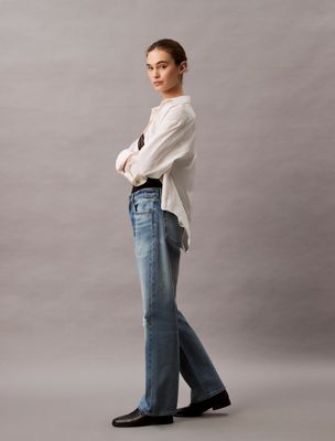 gold dust 90's straight jeans for women calvin klein jeans