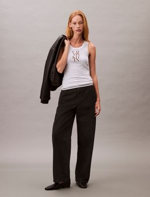 white boxy cropped logo t-shirt for women 