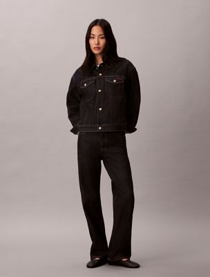 jean 90's straight - nouvel an lunaire blue pour femmes 