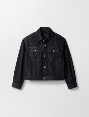 lunar rinse denim trucker jacket - lunar new year for men 