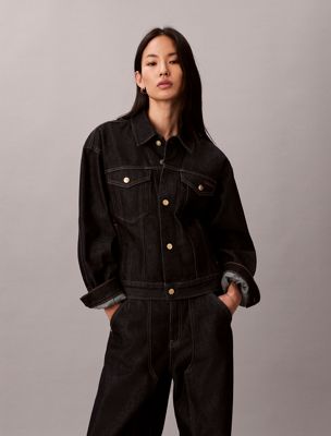 blue denim trucker jacket - lunar new year for men 