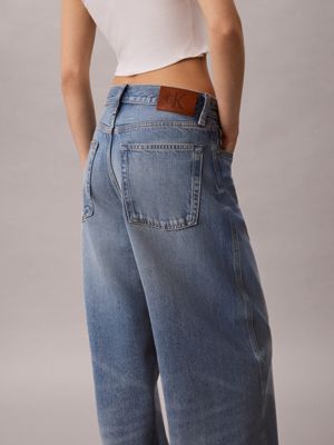 jean twisted baggy low rise silverstone pour femmes calvin klein jeans