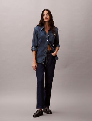 blue the brooke straight jeans for women calvin klein jeans