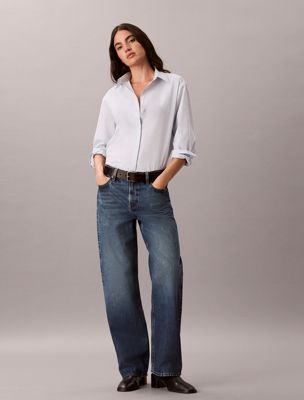 blue jeansy straight 90. dla kobiety - calvin klein jeans
