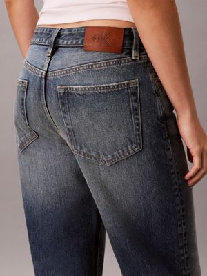 worn peak straight 90s jeans für damen - 