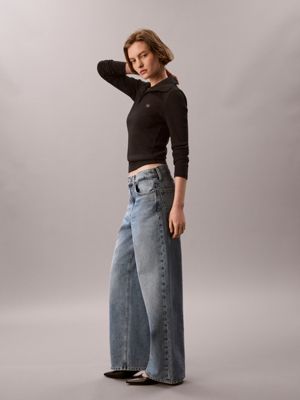 ocean drive jeansy low rise baggy dla kobiety - calvin klein jeans