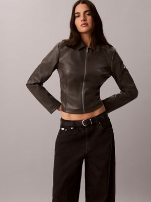 worn black low rise baggy jeans for women calvin klein jeans