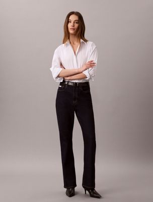blue jeansy bootcut high rise dla kobiety - calvin klein jeans