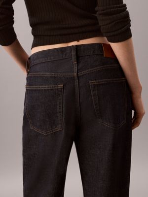 low rise baggy jeans iconic indigo de mujeres calvin klein jeans