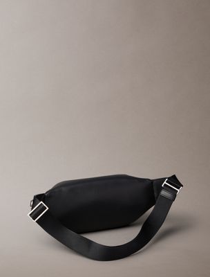 marsupio micro martellato black da uomini calvin klein
