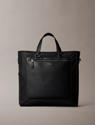 black laptop tote bag for men calvin klein
