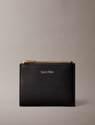 black foil logo wallet for women calvin klein