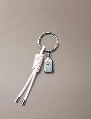 beige mini ck one schlüsselanhänger für damen - calvin klein
